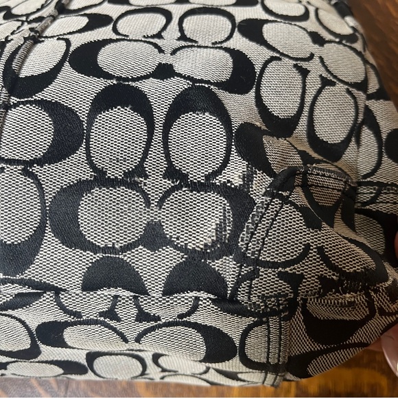 Coach Bleeker Black and Gray Signature C Hobo Bag - Picture 6 of 11